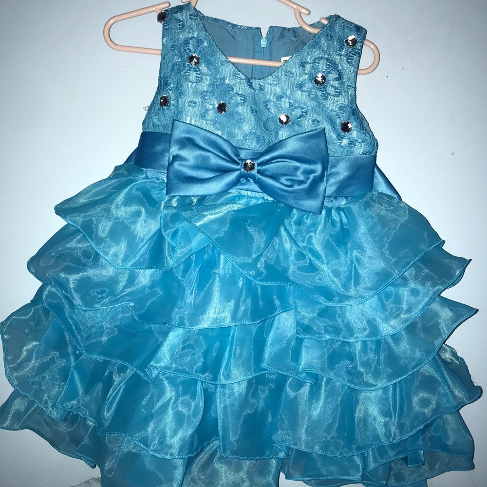 Blue fancy dress size 6-12 months